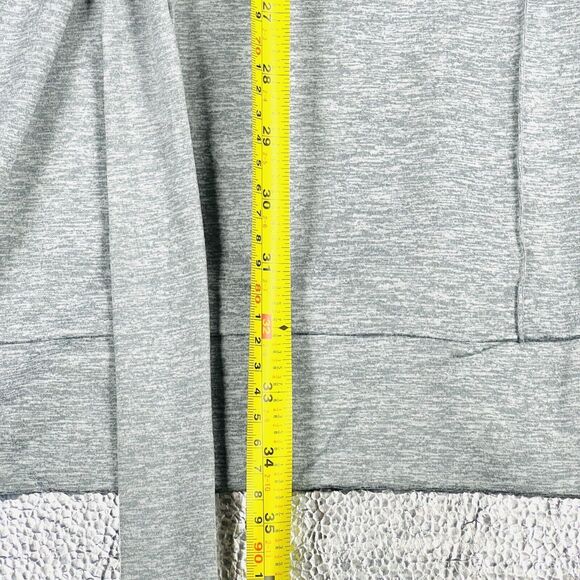 Fourlaps Stratus Wrap Cardigan Heather Gray Belted Robe Comfort Leisure Preppy - Picture 9 of 16